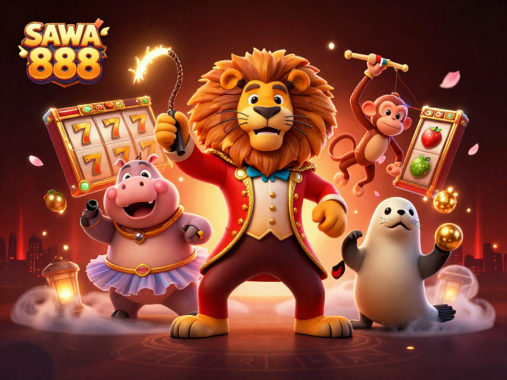 Experience the thrill of SAWA 888 with vibrant slot games featuring charismatic characters.