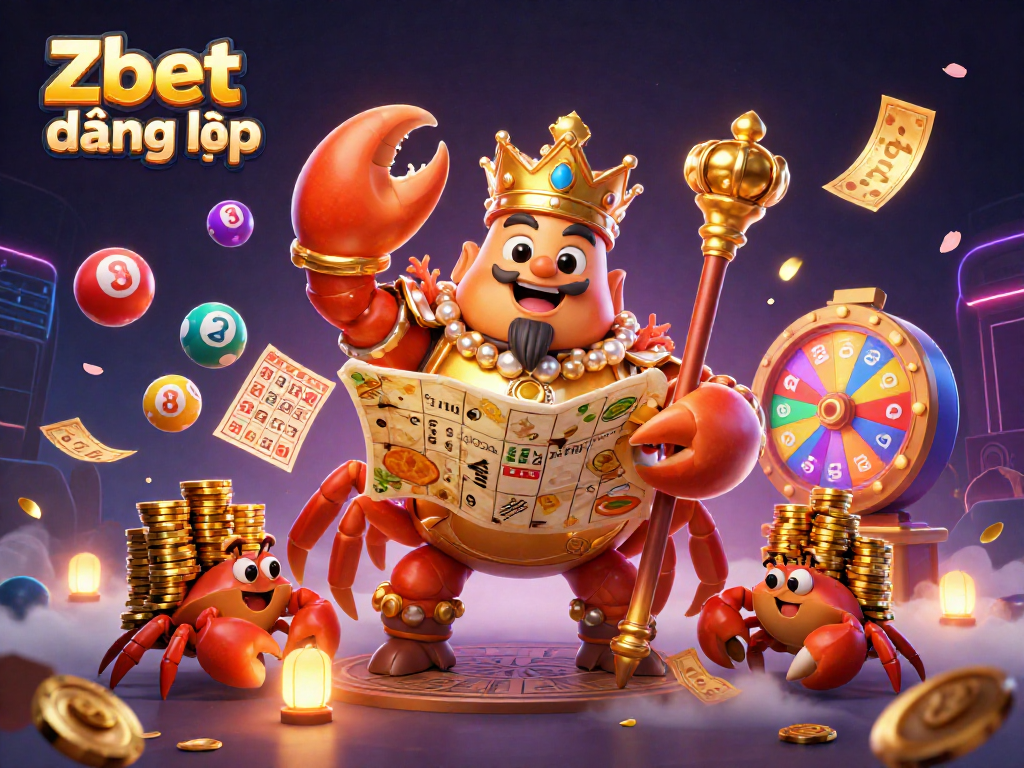 Experience thrilling Zbet đăng nhập with exciting games featuring a majestic golden crab emperor.