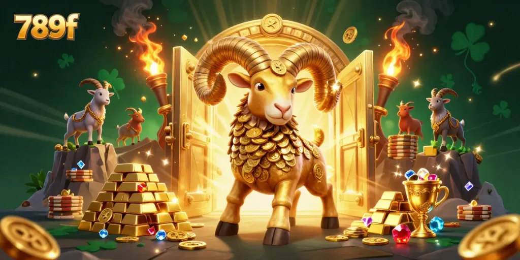 Engage with exciting 789f gaming opportunities amidst treasure-filled casino elements.
