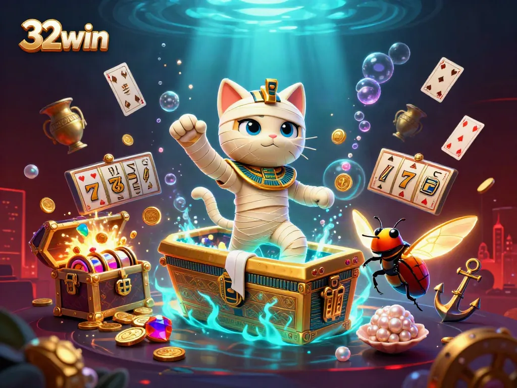 Experience exciting gameplay at 32win with vibrant symbols and rich casino themes.