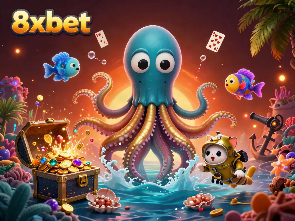 Experience the thrill of 8xbet with the colossal kraken and treasures of the deep sea