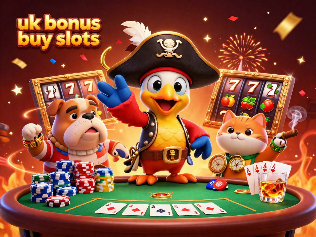 Experience thrilling uk bonus buy slots with colorful characters and dynamic gaming elements