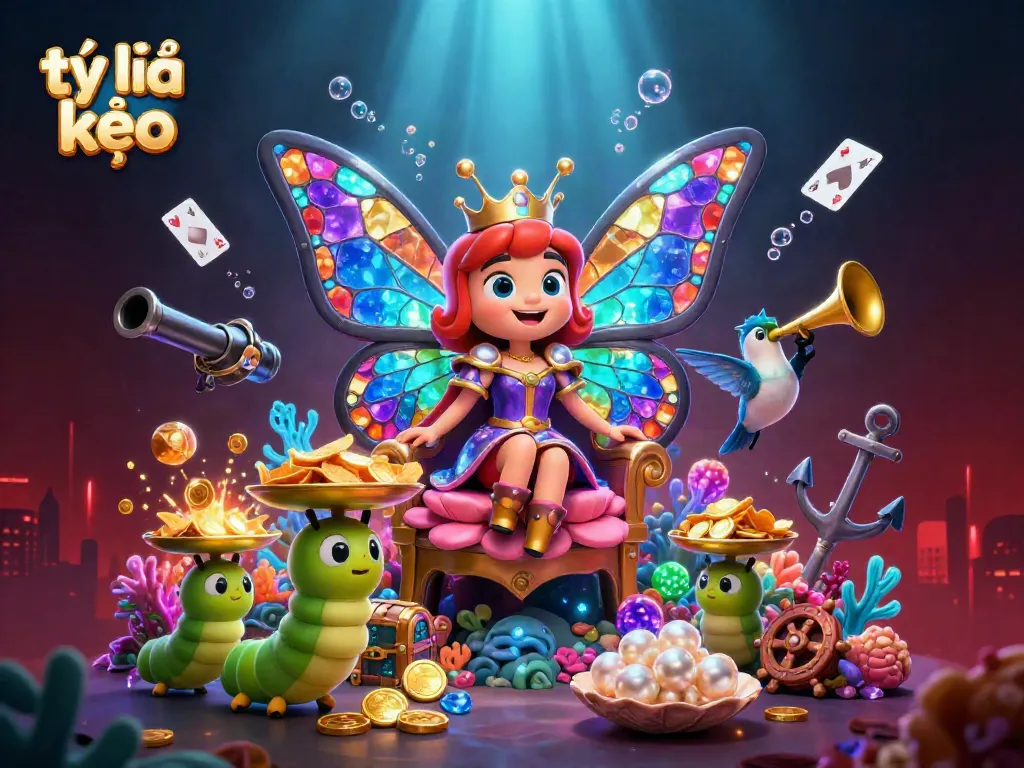 Experience the dynamic tỷ lệ kèo scene with captivating casino-themed illustrations and vibrant designs.