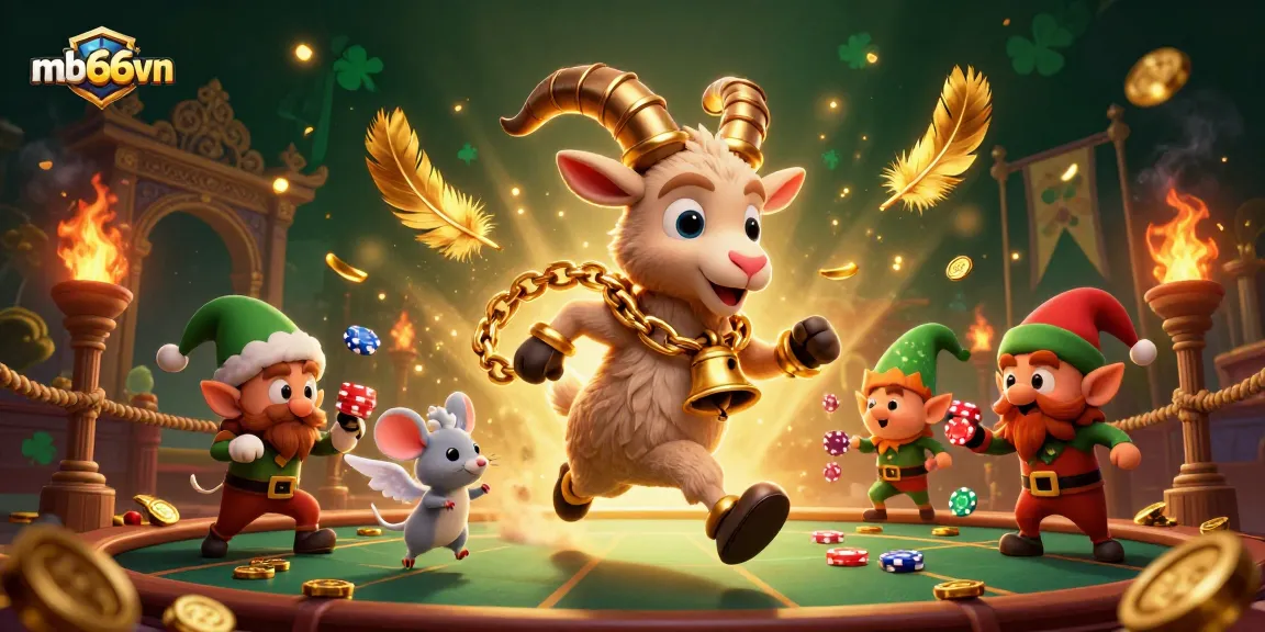 Experience the thrilling excitement of mb66vn with a 3D scene showcasing cartoon characters in a vibrant casino.