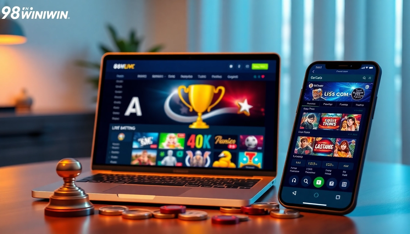 Interactive online gambling interface of 98winwin.live showcasing exciting betting options.