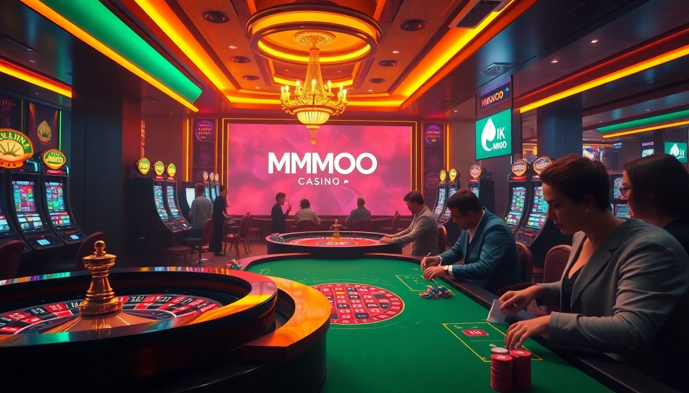 Thrilling gameplay at MMOO casino with vibrant atmosphere and engaging gaming elements.