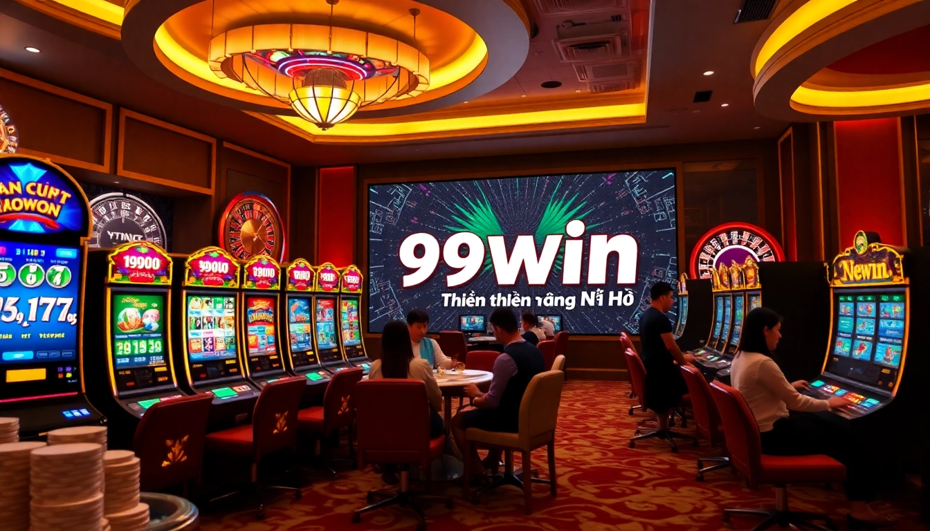 Experience the thrill at 99win thiên đường nổ hũ with exciting slots and vibrant casino atmosphere.