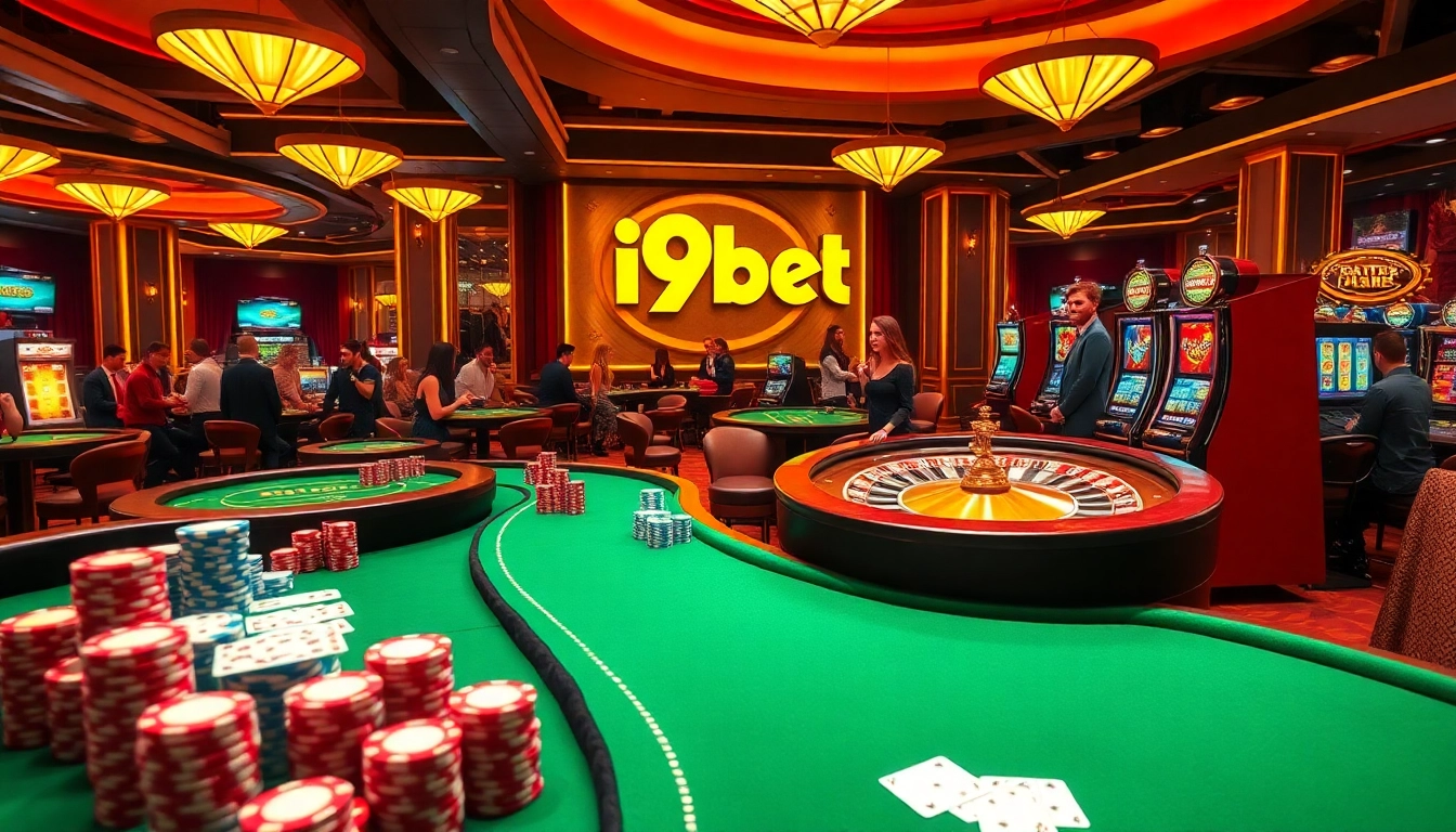 Experience the thrill of gambling with i9bet at a luxurious casino filled with excitement.