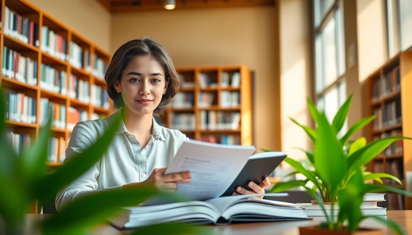 Hire someone to take lsat for you with a student studying intently in a tranquil library.