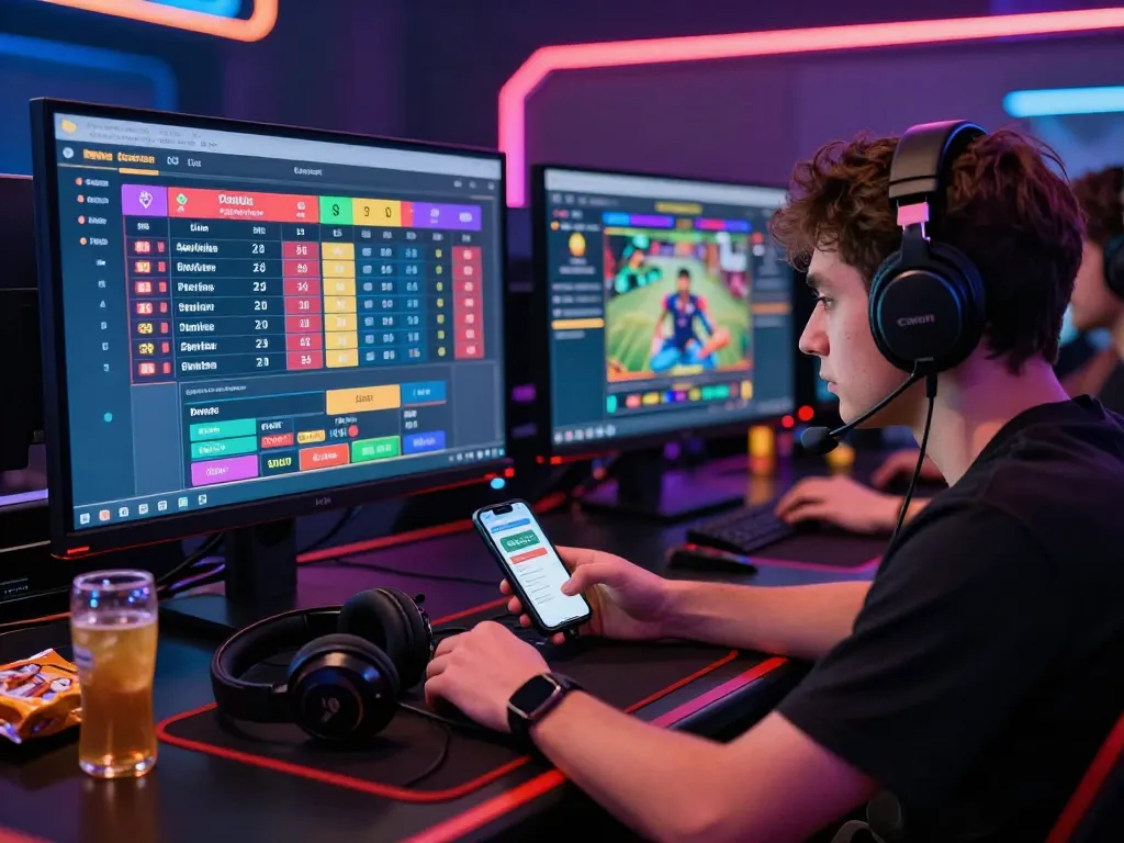 Engaging online gambling scene with rikbet app and live betting interface