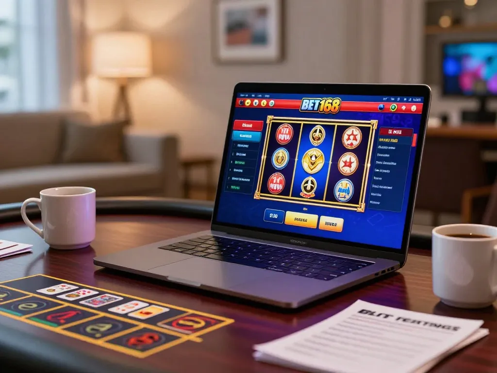 Experience the excitement of online gaming at BET 168, featuring immersive casino interfaces and strategies.
