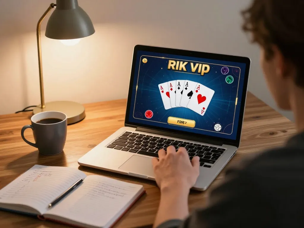Engage with rik vip online casino gaming while strategizing comfortably at home.