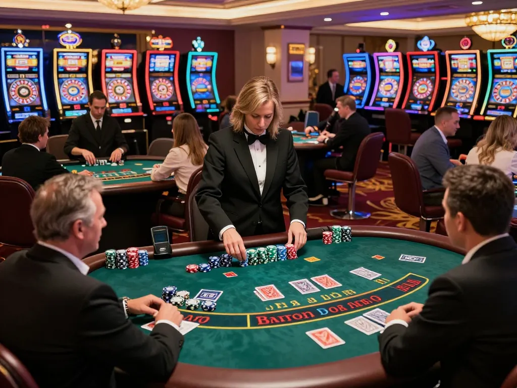 Experience excitement at KU88 Casino with dynamic blackjack gameplay and vibrant casino atmosphere.