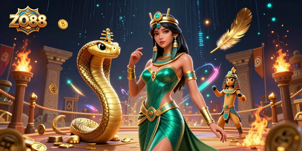 Engage with ZO88's immersive casino experience featuring vibrant characters and dynamic gambling elements.