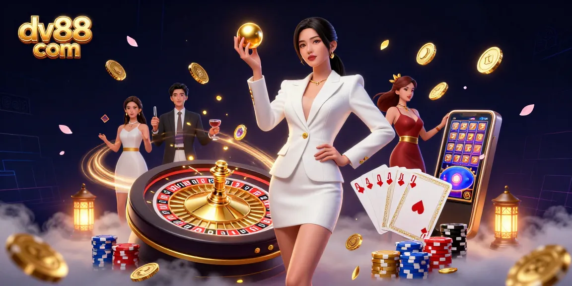 Enjoy thrilling games and lucky spins at dv88 com with vibrant casino elements and elegant design.