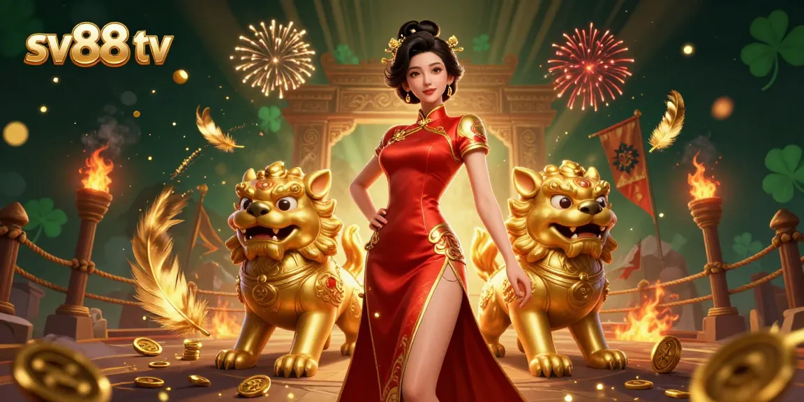 Engage with thrilling sv88 tv gameplay in a vibrant casino scene filled with dynamic elements.