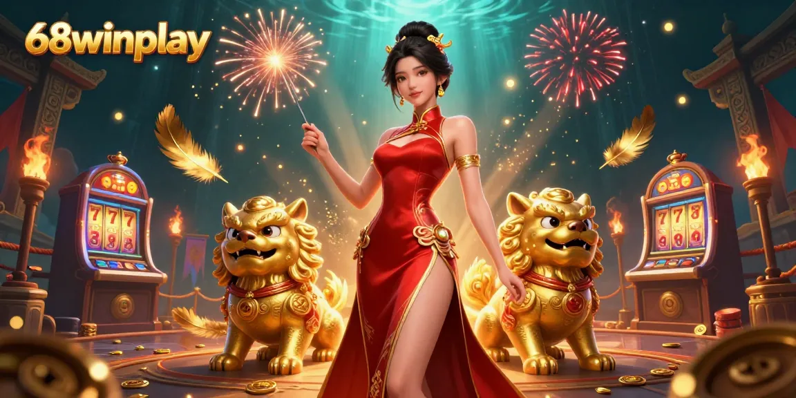 Experience the thrill of winning at 68winplay with vibrant 3D gaming elements and glamorous characters.