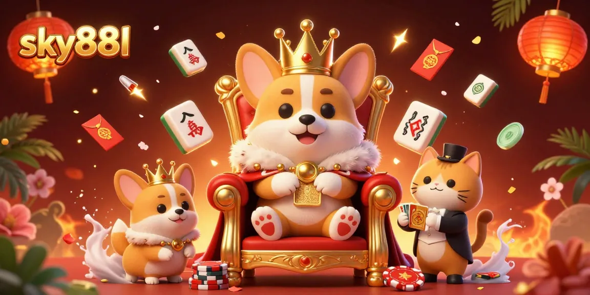 Experience thrilling gameplay at sky88l with vibrant 3D casino characters and dynamic elements.