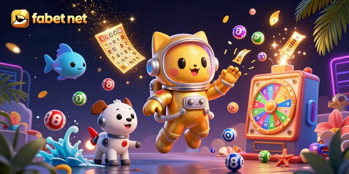 Win big with the exciting activities of fabet net featuring vibrant lottery elements and 3D characters.