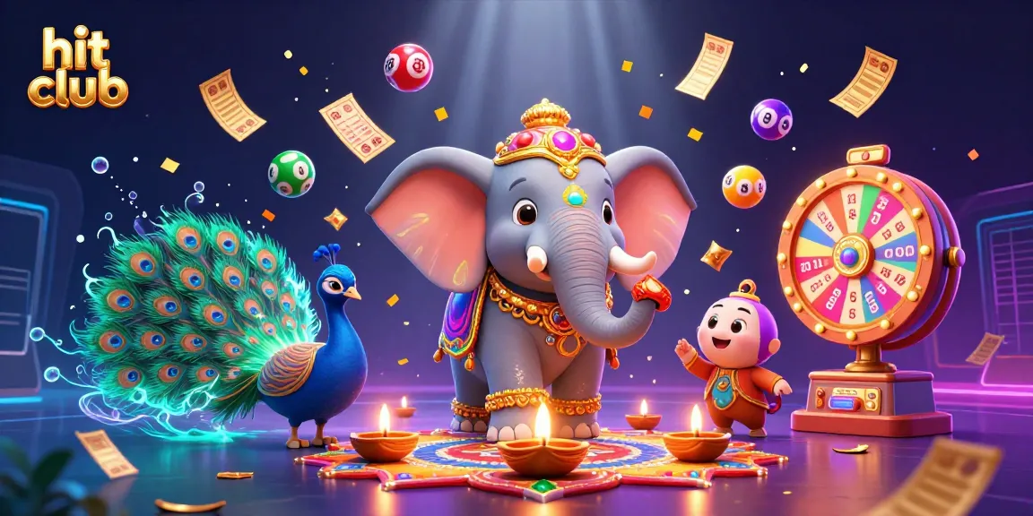 Engage with hit club gaming, experiencing vibrant casino elements in a thrilling 3D scene.