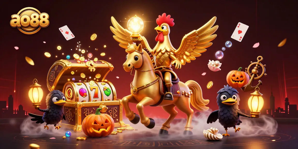 Experience the thrilling dynamics of ao88 with vibrant slot reels and a vivid casino atmosphere.