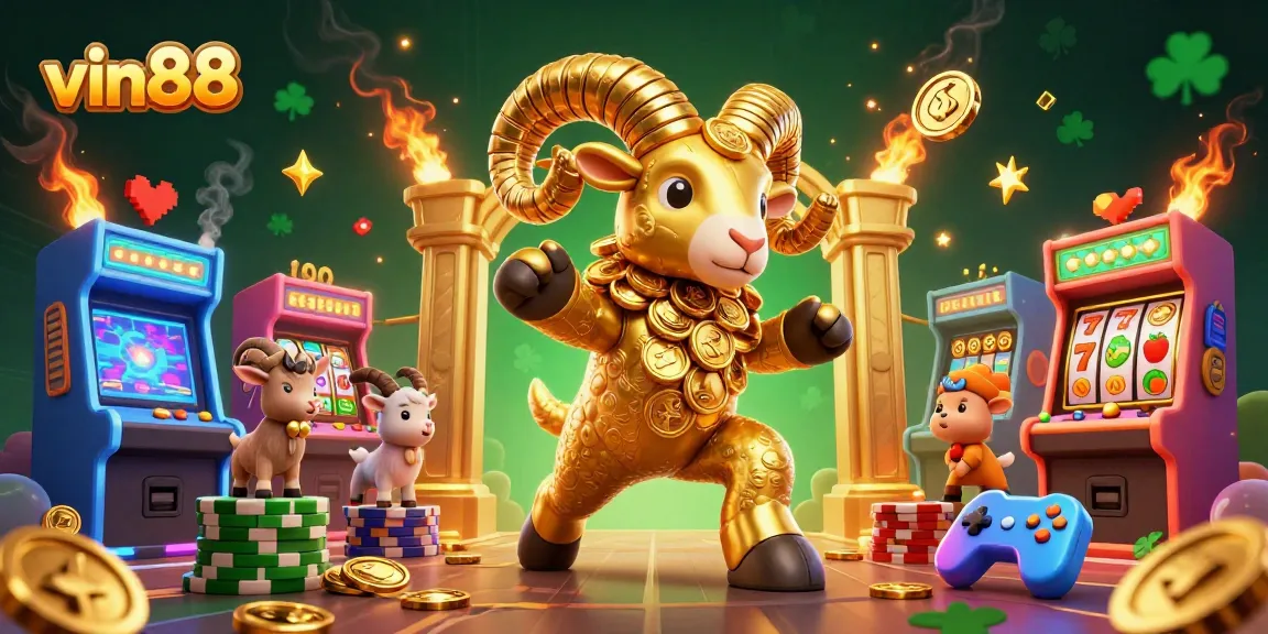Engage in thrilling gameplay at vin88 with vibrant 3D casino elements and dynamic character scenes.