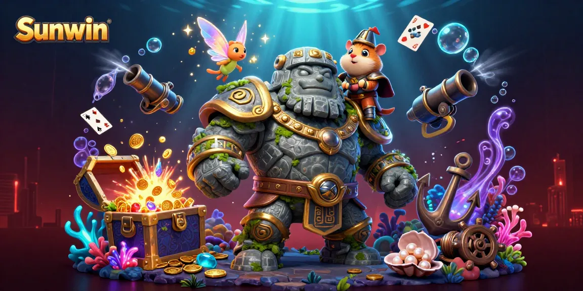 Engage with Sunwin's immersive casino experience featuring vibrant characters and magical elements.