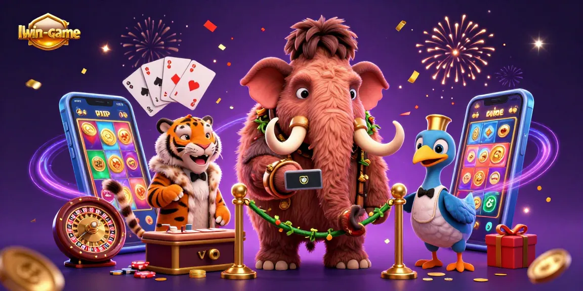 Engage in thrilling experiences at llwin-game featuring a 3D cartoon bouncer and vibrant casino elements.