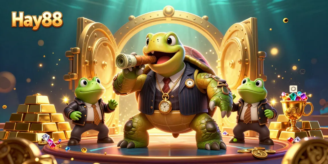 Experience the excitement of Hay88's casino world with vibrant characters and treasure details.